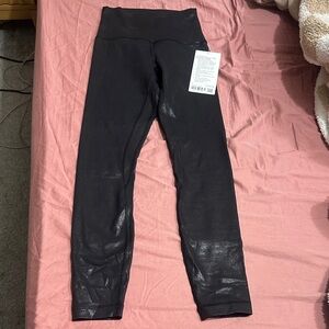 Lululemon Athletica Glossy Black Leggings